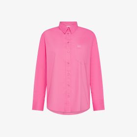 Fuchsia cotton overshirt
