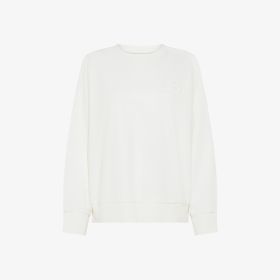 Off white cotton sweatshirt