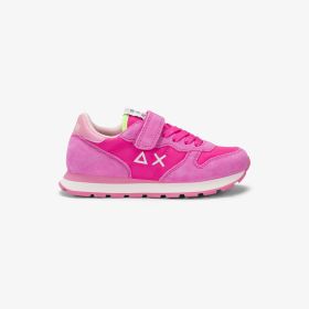 Sneaker Girl's Ally Solid in suede e nylon fucsia