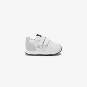 Sneaker Boy's Tom Classic in suede e similpelle bianco