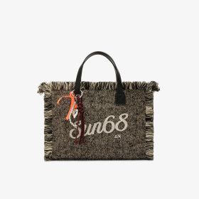 Cali midi bag wool touch fringes