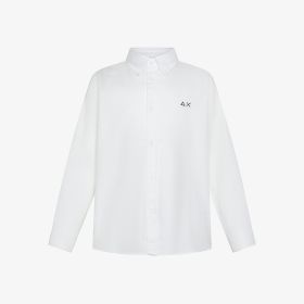 Camicia in cotone Oxford bianco