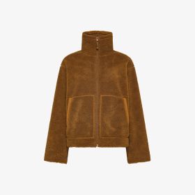 Teddy stand collar jacket