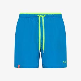Shorts mare in nylon turchese
