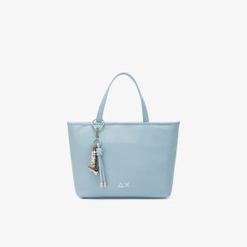 Shopping bag Jacqueline in PU blu sky