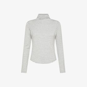 T-shirt turtle neck l/s modal jersey