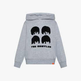 Felpa The Beatles x SUN68 in cotone con cappuccio grigio chiaro