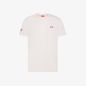 T-shirt in jersey di cotone rosa