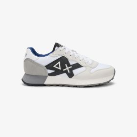 Sneaker Jaki 2.0 Solid in suede e nylon bianco