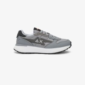 Sneaker Niki 4.0 Solid in nylon e PU grigio medio