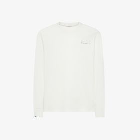 Off white vintage-effect cotton crew-neck t-shirt
