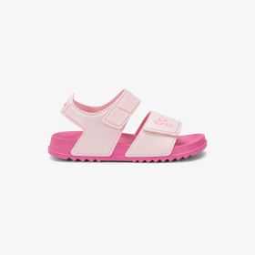 Porcelain pink PU sandals