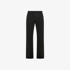 Pantaloni chino in cotone nero