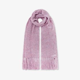 Sciarpa Fluffy in misto lana viola iris