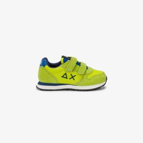 Sneaker Boy's Tom Solid in nylon e suede verde lime