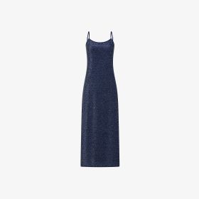 Abito in lurex blu navy