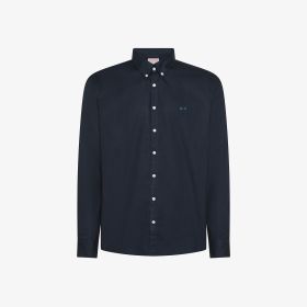 Camicia in cotone Oxford blu navy