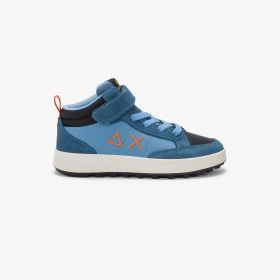 Avio Kid Boy's Genius Mid lace-up and strap closure sneaker