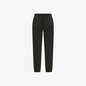 Pantaloni in felpa di cotone nero