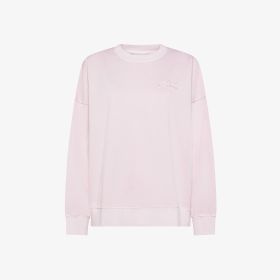 Felpa in cotone rosa