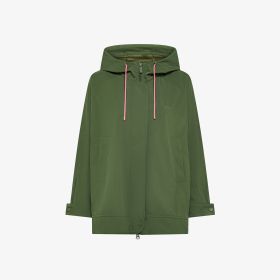 Parka in soft shell verde scuro