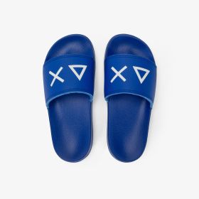 Ciabatte in PU blu royal