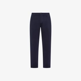 Pantaloni chino in cotone stretch navy blue