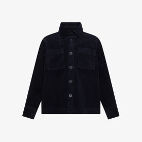 Navy blue corduroy overshirt