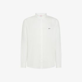 White linen and cotton shirt