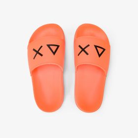 Ciabatte in PU arancio fluo