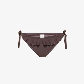 Slip mare con rouches marrone cacao