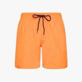 Shorts mare in nylon arancio fluo