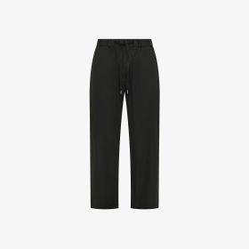 Black heavy poplin trousers