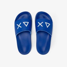 Ciabatte in PU blu royal