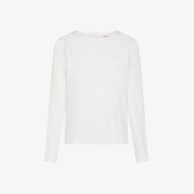 T-shirt round neck jersey mercerized l/s