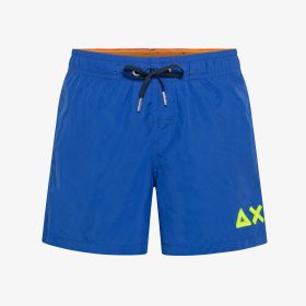 Shorts mare in nylon blu royal