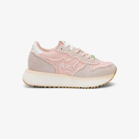 Sneaker Big Stargirl in suede e canvas rosa porcellana