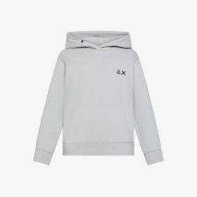 Light grey cotton hoodie