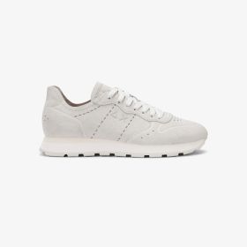White Tom Raw Edge suede sneaker