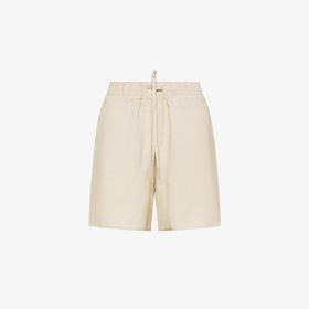 Shorts in misto lino beige