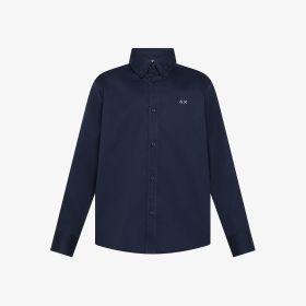 Camicia in cotone Oxford navy blue