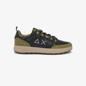 Sneaker Genius Solid in pelle nero
