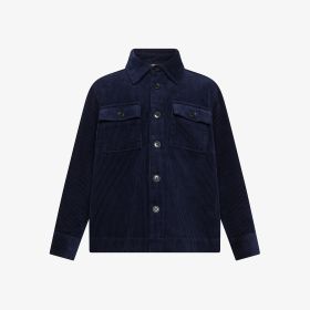 Navy blue corduroy overshirt