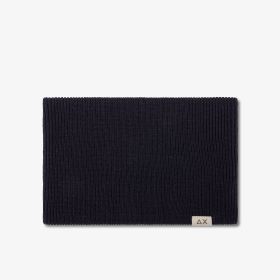 Scaldacollo in misto lana navy blue