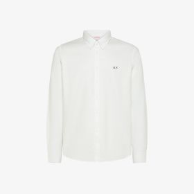 Camicia in cotone Oxford bianco