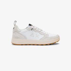 Sneaker Genius in nylon e suede bianco