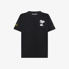 T-shirt Peanuts in cotone nero