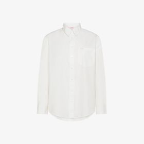 Off white cotton overshirt