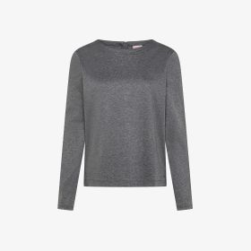 T-shirt round neck jersey mercerized l/s