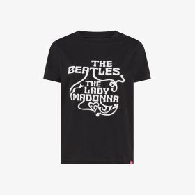 T-shirt The Beatles x SUN68 in cotone nero